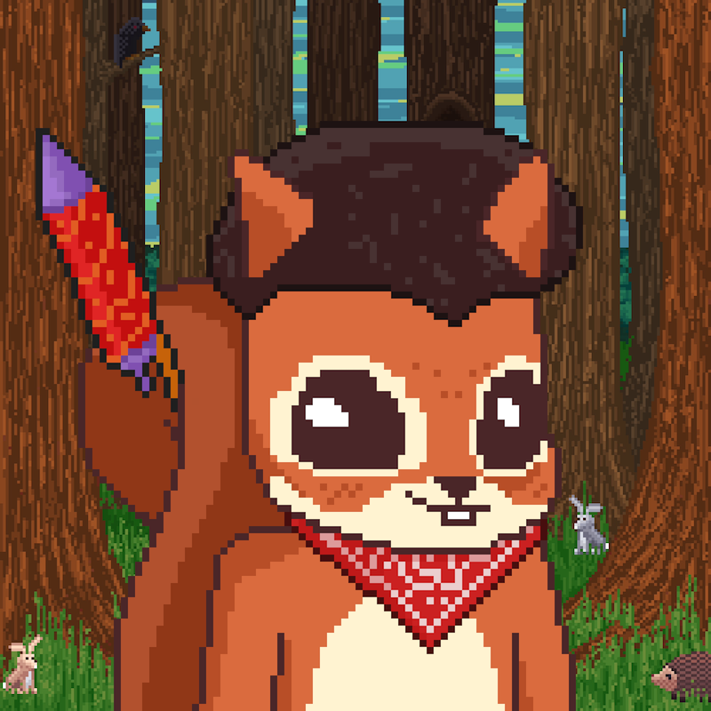 Pixel Squirrels #3018